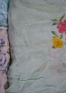 Sky Blue Bandhani Print Kurta Set