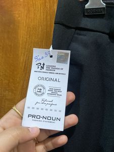 Men's Black Formal Trousers