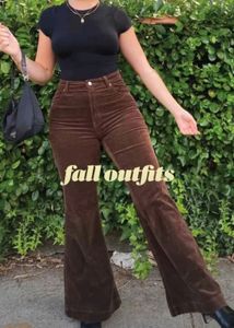 Brown Flare Pants