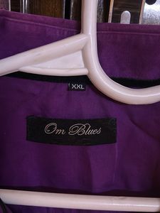 Elegant Purple Button-Up Shirt