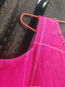 Ateesa Pink Cold Shoulder Maxi Dress