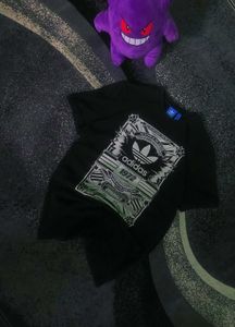 VTG Adidas Originals T-Shirt  1972 Asia Unisex Bla