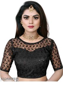 Elegant Black Lace Blouse