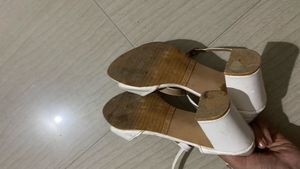 White MaySun Heels
