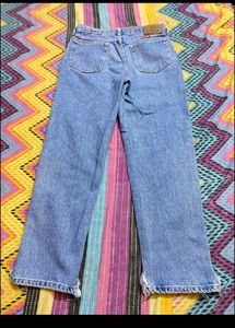 Classic Light Wash Denim Jeans