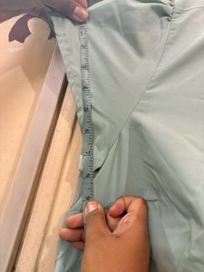 Light Green Collared Button-Up Shirt