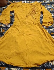 Denim &amp; Yellow dress