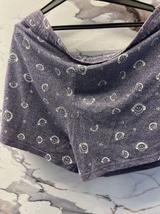 Cozy Smiley Print Sleep Shorts
