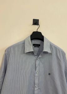 Striped Button-Up Shirt