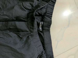 Black Wide Leg Cargo Pants