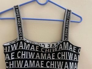 Graphic Print Crop Top