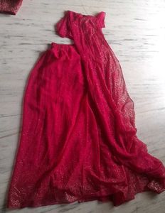 Beautiful Pink Saree