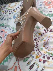 Embellished Heeled Sandals