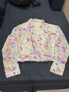 Floral Print Sheer Long Sleeve Top