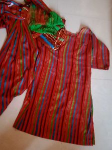 Striped Kurta Set