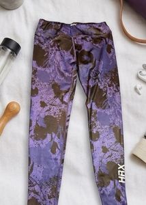 HRX Purple Floral Leggings