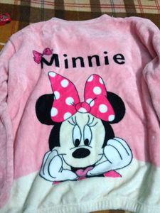 Cute Minnie Mouse Fleece Top