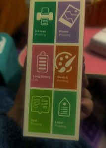 Mini Portable Chargeable Inkless Printer.