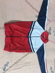Classic Colorblock Track shuit blue & white