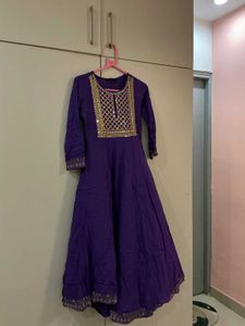 Purple Kurta Set