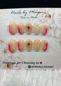 handmade Unique Press-On Nails Set