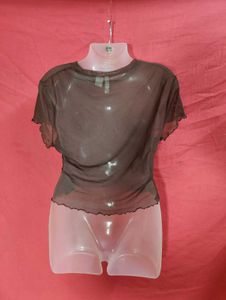 H&amp;M mesh top
