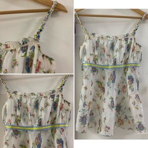 Floral Print Spaghetti Strap Top