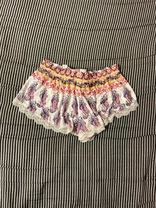 Paisley Print Sleep Shorts with Bow Detail
