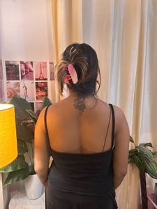 Black "My Own Boss" Crop Top