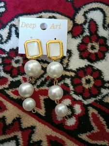 Elegant Pearl Drop Earrings