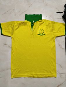 Yellow &amp; Green School Uniform Set