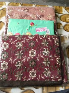 combo of 3 suits with dupatta and bottom