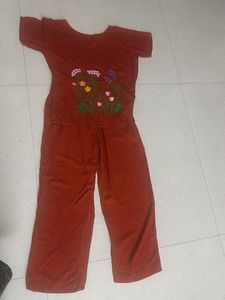 Embroidered Kurta Set with Palazzo