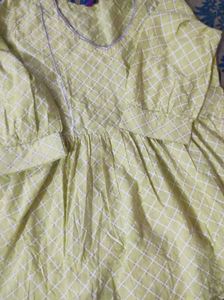 Cute Green Checkered Top