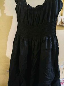 Cute Black Ruffled Dress
