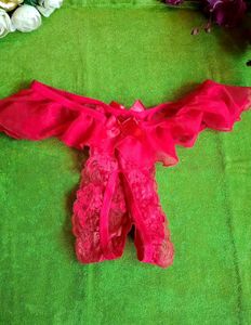 Red Lace Lingerie Set
