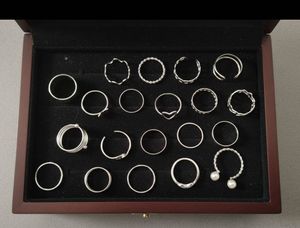 Silver Tone Ring Set