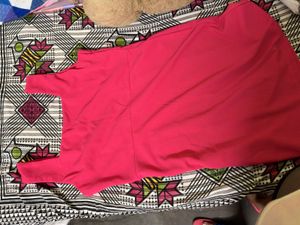 Bright Pink Sleeveless Dress