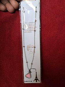 Pink  Pendant Necklace