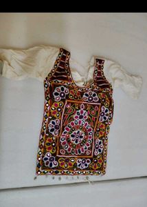 Embroidered Mirror Work Blouse