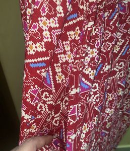 Bohemian Print Palazzo Pant and long kurti
