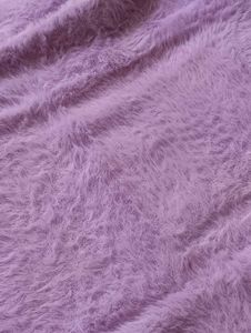 Cozy Lavender Fuzzy Sweater