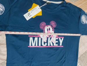 Cool Blue Mickey Mouse T-Shirt