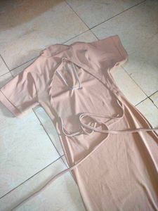 Elegant Light Pink Midi Dress🩰🥃🍸🤌🏇