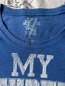 blue women tshirt