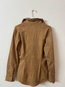 Italian Designer Croc Print Shirt