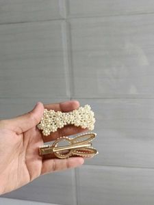 Pearl Hair Clips Set