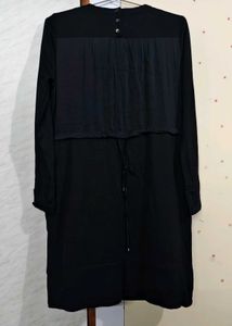 Black Midi Dress with Pockets ♠️