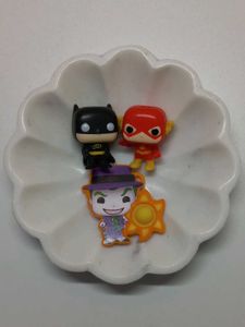 Batman, Flash and Joker Kinder Joy Toy