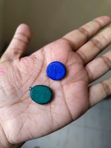 Set of 2 - Van Gogh, Moana Handmade Swirl Pendant